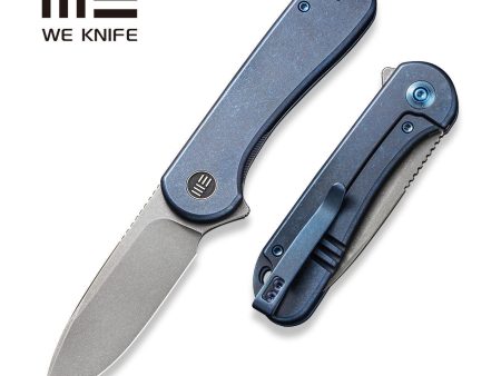 WEKNIFE Elementum Flipper Knife Titanium Handle (2.96  CPM 20CV Blade) WE18062X-2 For Sale