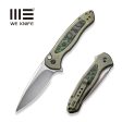 WEKNIFE Button Lock Kitefin Flipper Knife Titanium & Carbon Fiber Handle (3.22  CPM 20CV Blade) WE19002N-2 Online Hot Sale