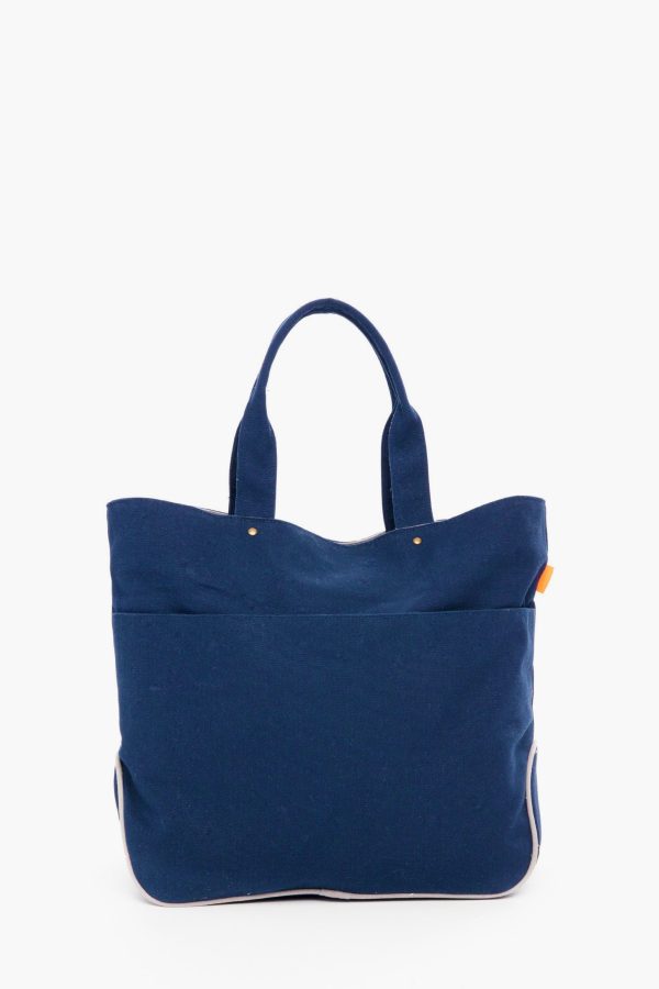 Navy Monogrammed Tennis Tote Online Hot Sale