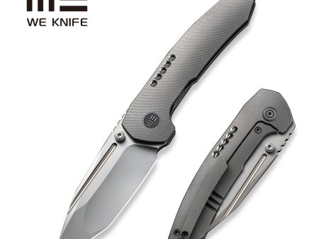 WEKNIFE Trogon Thumb Stud Knife Titanium Handle (3.2  CPM 20CV Blade) WE22002-1 Online now