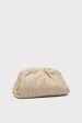 Light Raffia Slouchy Clutch Discount