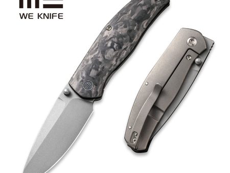 WEKNIFE Esprit Thumb Stud & Front Flipper Knife Titanium & Carbon Fiber Handle (3.25  CPM 20CV Blade) WE20025A-A Supply