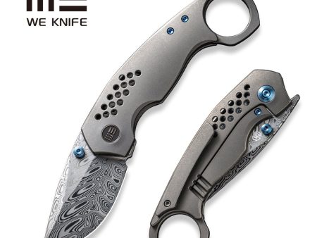 WEKNIFE Envisage Front Flipper Knife Titanium Handle (2.42  Damasteel Blade) WE22013-DS1 For Cheap