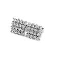 Zarkan Silver Square Cool Look Earrings on Sale