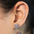 Zarkan Starlight Zircon Silver Studs Discount