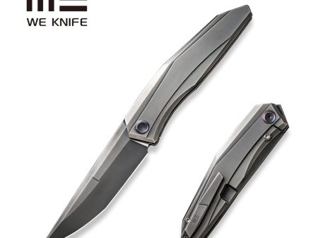 WEKNIFE Cybernetic Top Flipper Knife Titanium Handle (3.91  CPM 20CV Blade) WE22033-6 Fashion