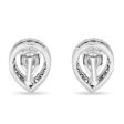 Zarkan Rain Drop Silver Studs Sale