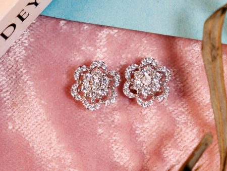 Zarkan Bliss In Nature Silver Studs For Cheap