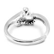 Zarkan Stylish My Love Eye Silver Ring For Cheap