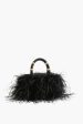 Black Emily Feather Bag Supply