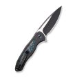 WEKNIFE Button Lock Kitefin Flipper Knife Titanium & Carbon Fiber Handle (3.22  CPM 20CV Blade) WE19002N-1 Online now