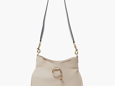 Cement Beige Small Joan Top Handle Bag For Sale