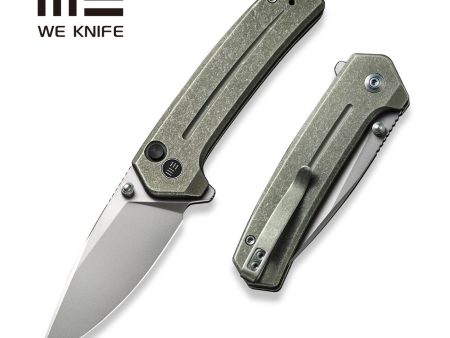 WEKNIFE Culex Flipper & Thumb Stud & Button Lock Knife Titanium Handle (2.97  CPM 20CV Blade) WE21026B-5 Supply