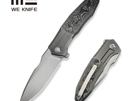 WEKNIFE Archeozoic Flipper Knife Titanium & Carbon Fiber Handle (4  M390 Blade) WE23091-2 For Sale