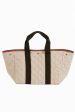 Beige Traversee M Quilted Tote Online Sale