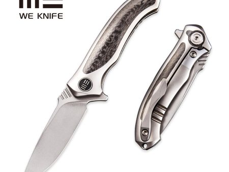 WEKNIFE Anodyne Flipper Knife Titanium & Carbon Fiber Handle (2.35  CPM S35VN Blade) 914A Fashion