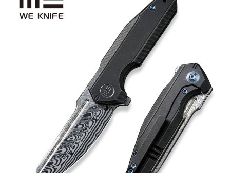 WEKNIFE StarHawk Flipper Knife Titanium Handle (2.81  Damasteel Blade) WE21017-DS1 Online Hot Sale