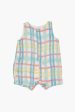 Beach Plaid Shortie Romper Hot on Sale