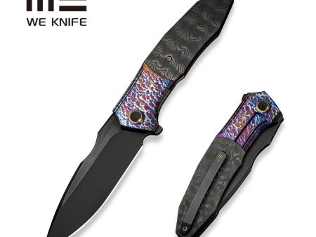 WEKNIFE Archeozoic Flipper Knife Titanium & Carbon Fiber Handle (4  M390 Blade) WE23091-3 Online now