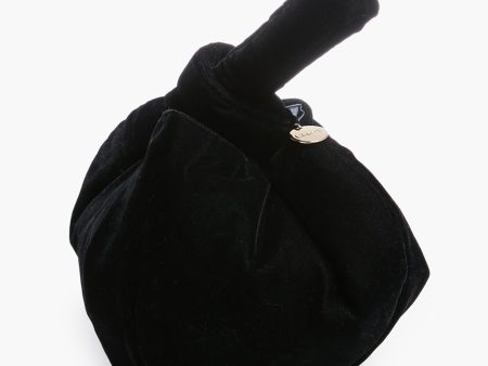 Black Velvet Chou Chou Bag Sale