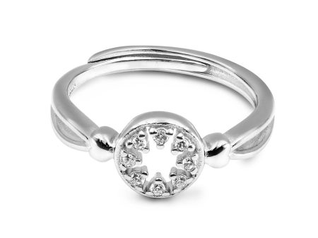 Zarkan Minimal Office Look 925 Silver Ring Online Hot Sale