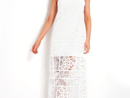 White French Cut Lace Bronze Dress Discount