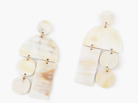 Natural Horn Mobile Earrings Online Hot Sale