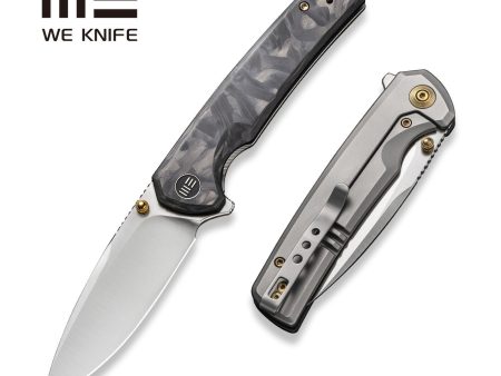 WEKNIFE Subjugator Flipper & Thumb Stud Knife Titanium & Carbon Fiber Handle (3.48  CPM 20CV Blade) WE21014D-1 Online Sale