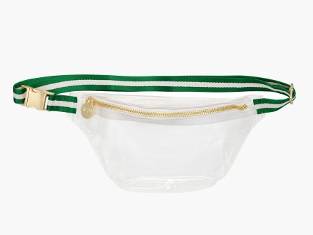 Green and White Stadium Clear Fanny Pack Online