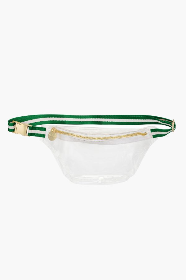 Green and White Stadium Clear Fanny Pack Online