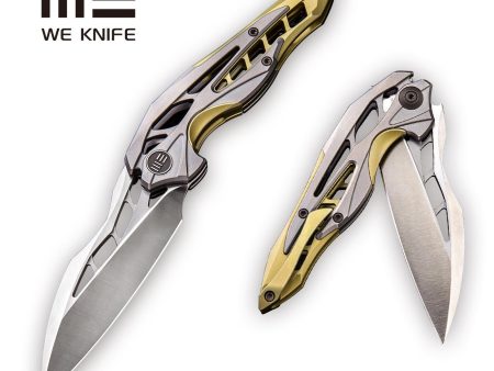 WEKNIFE Arrakis Flipper Knife Titanium Handle (3.45  M390 Blade) 906C For Cheap