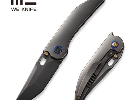 WEKNIFE Attor Thumb Stud & Thumb Hole Knife Titanium Handle (3.55  CPM 20CV Blade) WE23037B-1 Hot on Sale