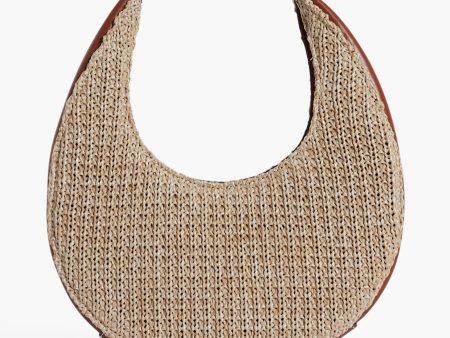 Raffia Mini Moon Bag For Sale