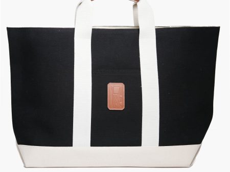 Black and White Tool XL Tote on Sale