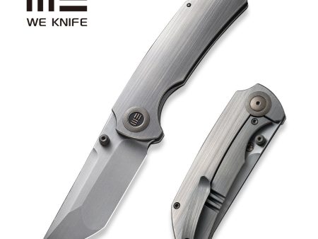 WEKNIFE Thug XL Thumb Stud Knife Titanium Handle (3.35  CPM 20CV Blade) WE20028D-1 Sale