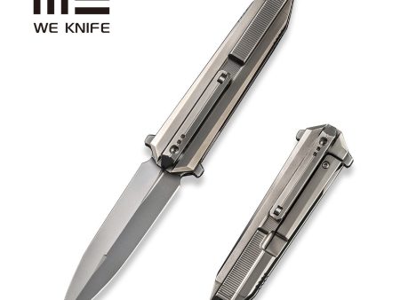 WEKNIFE Diatomic Flipper Knife Titanium Handle (3.78  CPM 20CV Blade) WE22032-2 Online