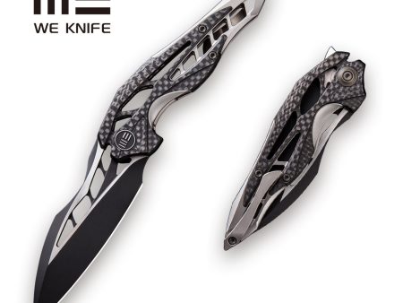 WEKNIFE Arrakis Flipper Knife Titanium & Carbon Fiber Handle (3.45  M390 Blade) 906CF-D Online