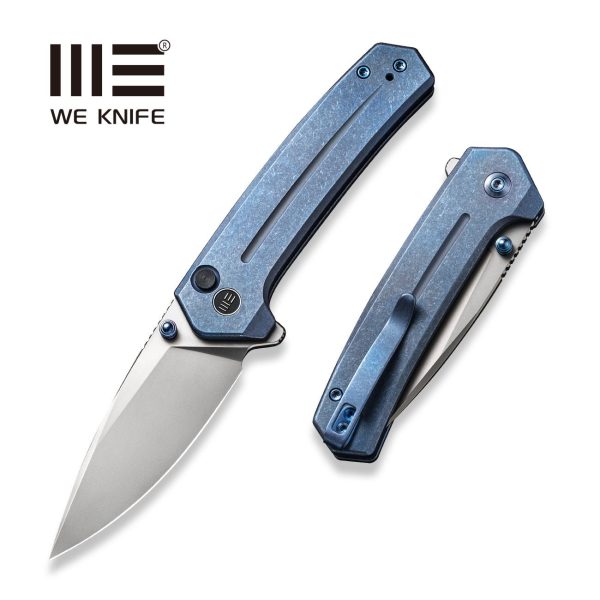 WEKNIFE Culex Flipper & Thumb Stud & Button Lock Knife Titanium Handle (2.97  CPM 20CV Blade) WE21026B-4 For Sale