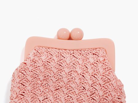 Peach Mina Clutch on Sale