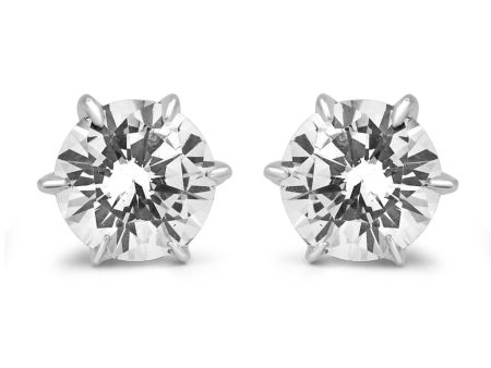 Zarkan Single Stone 925 Silver Earrings Online