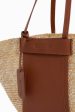 Tan Cristina Straw Tote Cheap