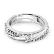 Zarkan 925 Silver Micro Studded American Diamond Ring For Men Fashion