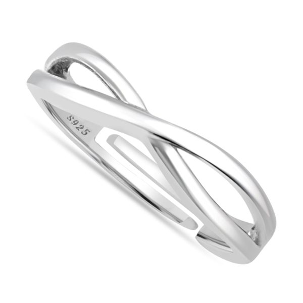 Zarkan 925 Silver X Men Ring For Men For Cheap