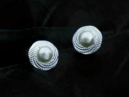 925 Silver Pearl Tops Earring Online now