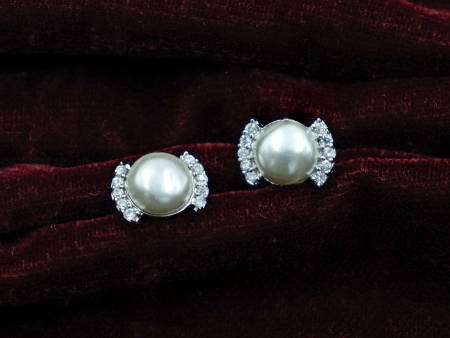 925 Silver Pearl Elegant Tops Earring Online Hot Sale